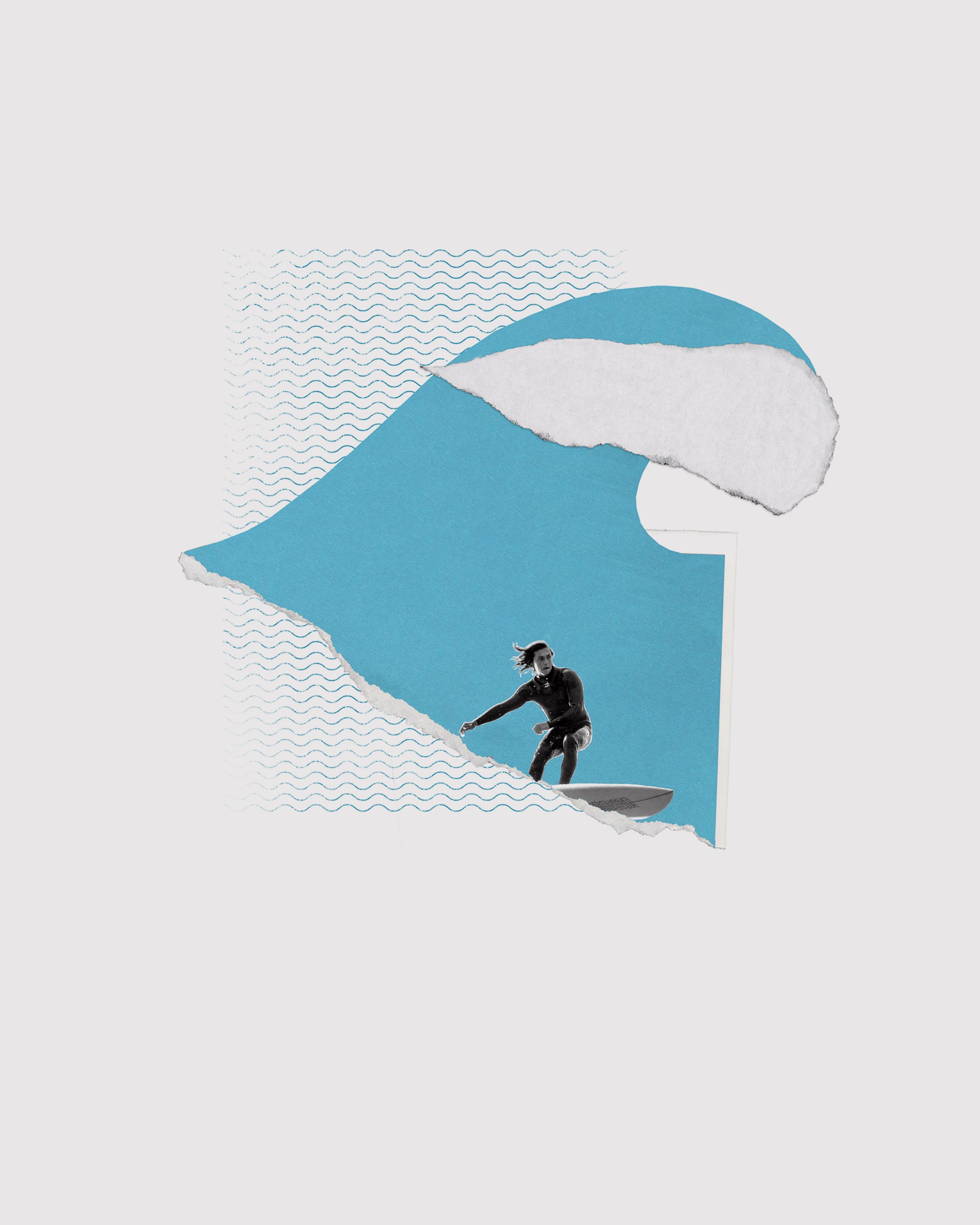 Minimalist Surfer
